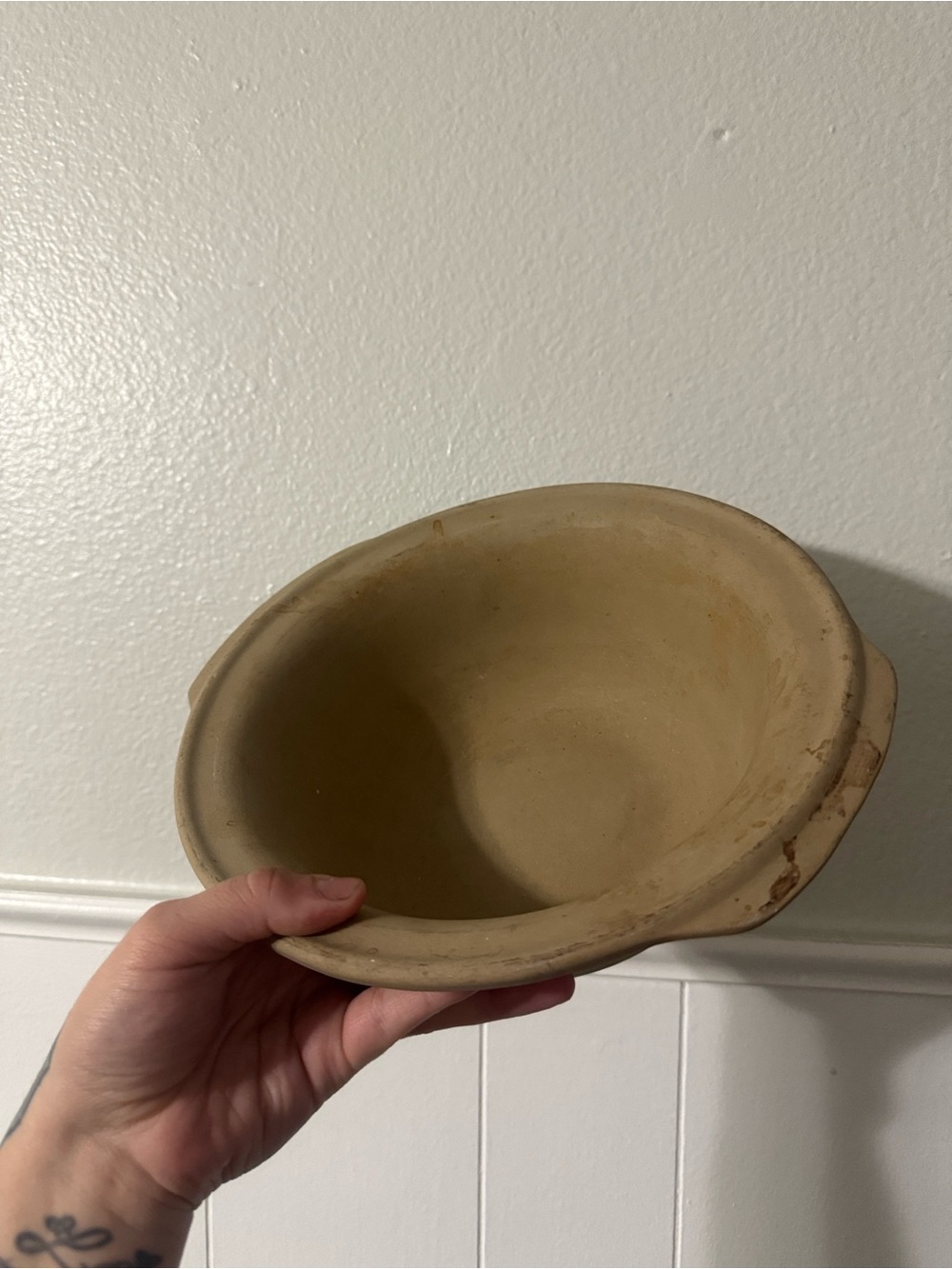 Vintage Pampered Chef Family Heritage Collection Stoneware Mixing Bowl USA